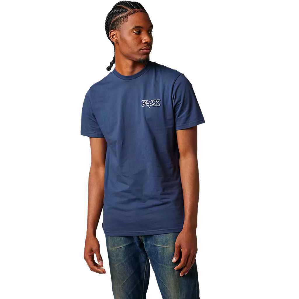 Fox, Fox - Out And About Blue Premium Tee