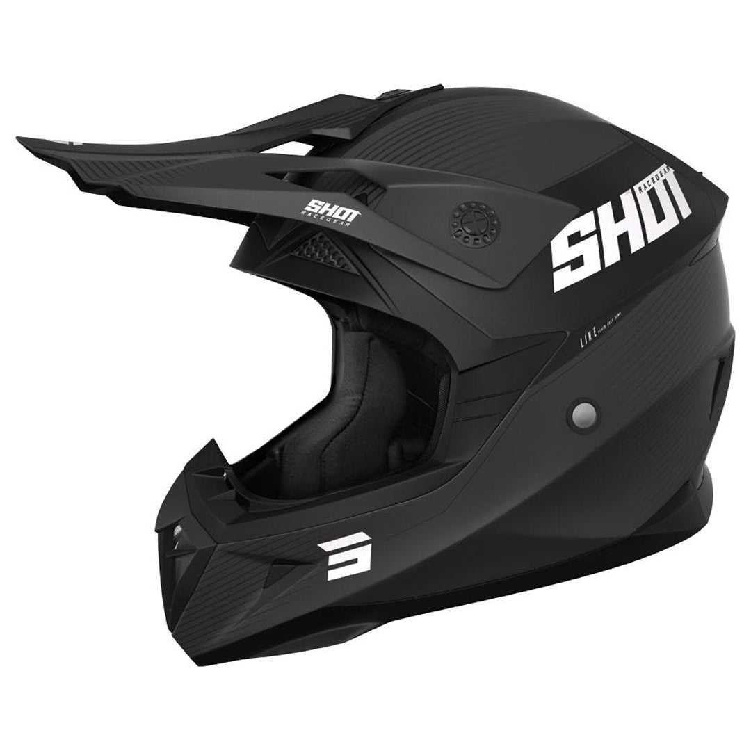 Shot Racegear, Shot - 2023 Pulse Line Black/Grey Helmet